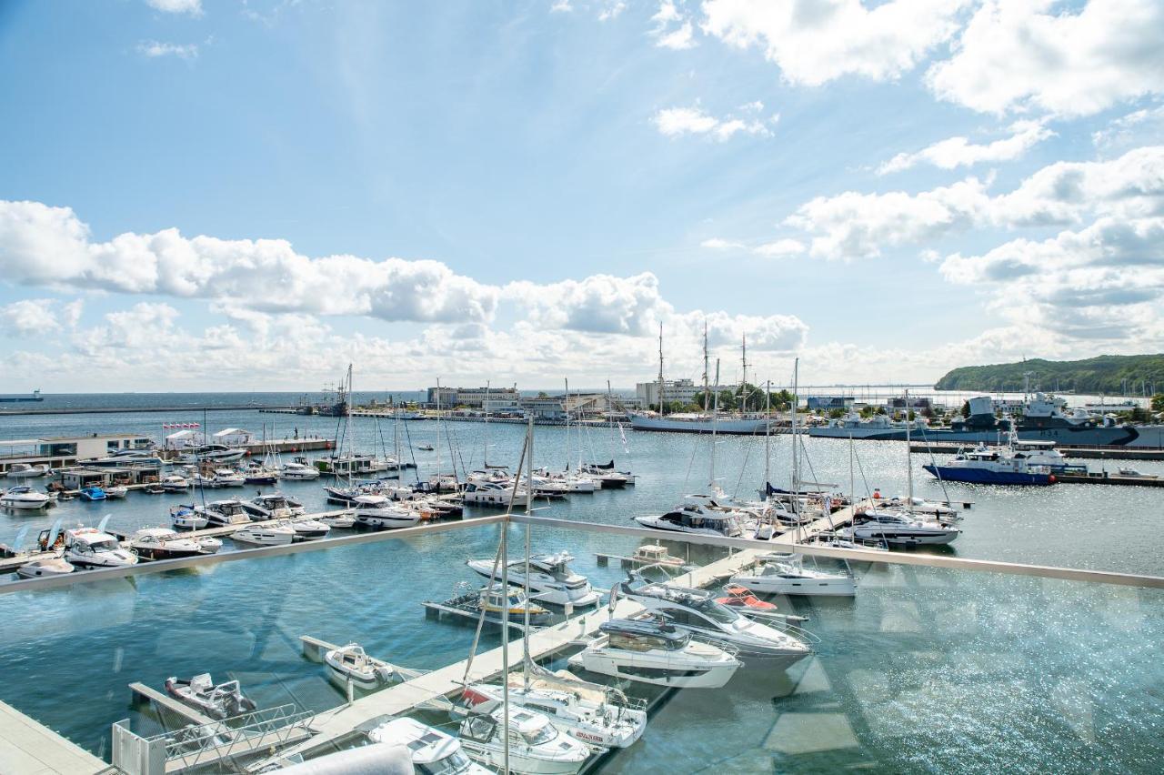 غدينيا Yacht Park Premium Apartment Sea View المظهر الخارجي الصورة