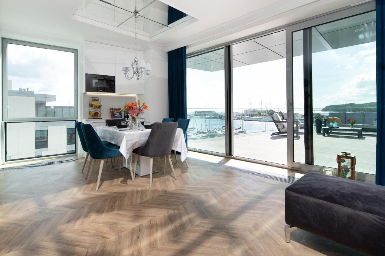 غدينيا Yacht Park Premium Apartment Sea View المظهر الخارجي الصورة